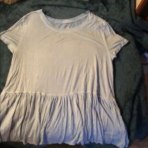 Large baby blue mossimo shirt